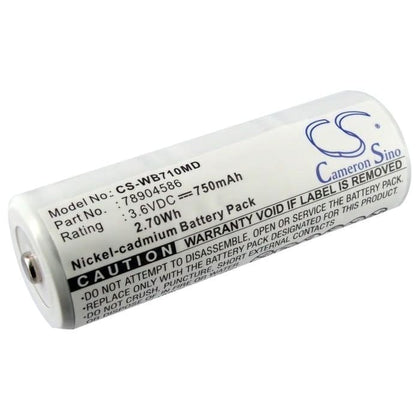 Medical Equipment Replacement Battery for Compex Edge, Energy, Fit -  2000mAh 4.8V NiMH