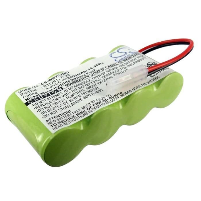 Premium Battery for Welch-allyn 72240, 12000 4.8V, 3000mAh - 14.40Wh