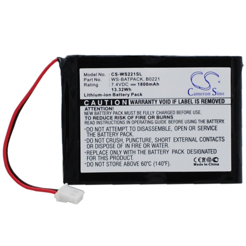 Premium Battery for William Sound Sorin 7.4V, 1800mAh - 13.32Wh