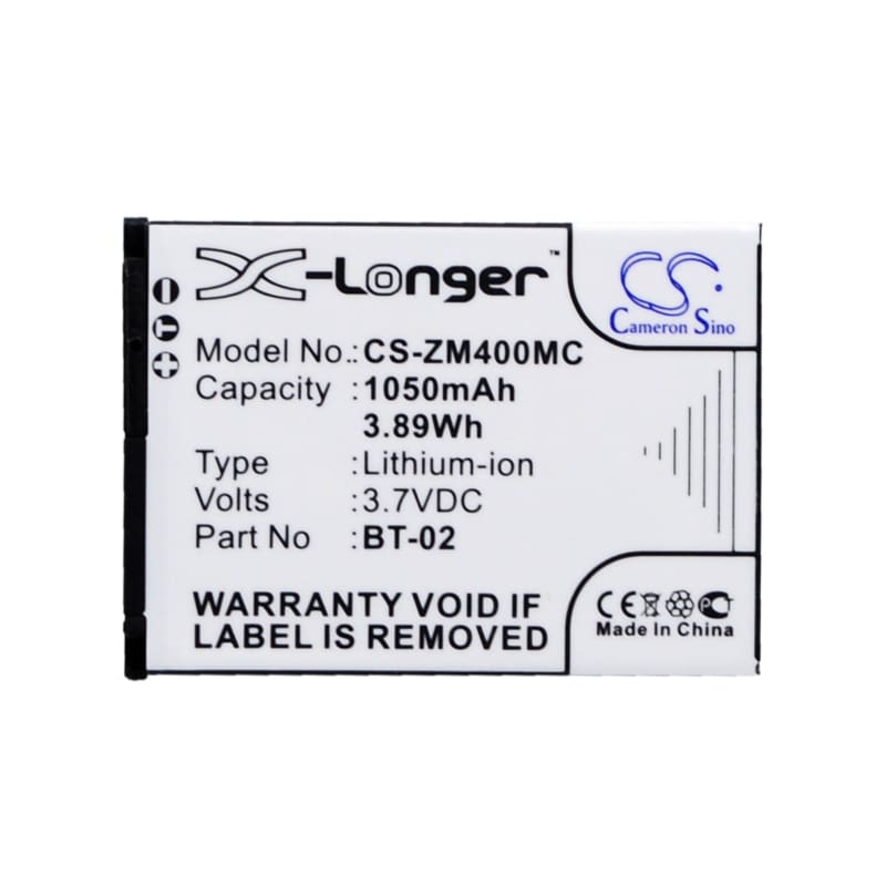 Premium Battery for Zoom 247-9036, Q4, Q4 Handy 3.7V, 1050mAh - 3.89Wh