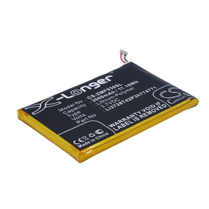 Premium Battery for Vodafone R212, Zte, Mf915 3.7V, 3000mAh - 11.10Wh