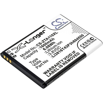 New Premium Mobile/SmartPhone Battery Replacements CS-ZTA110XL