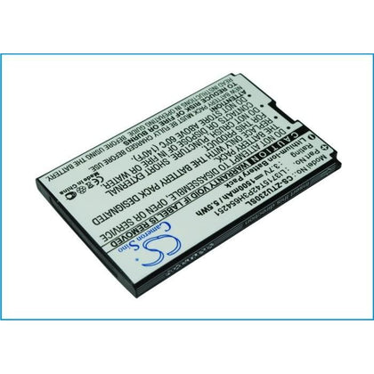 Premium Battery for ZTE F165, MF60, MF61 3.7V, 1500mAh - 5.55Wh