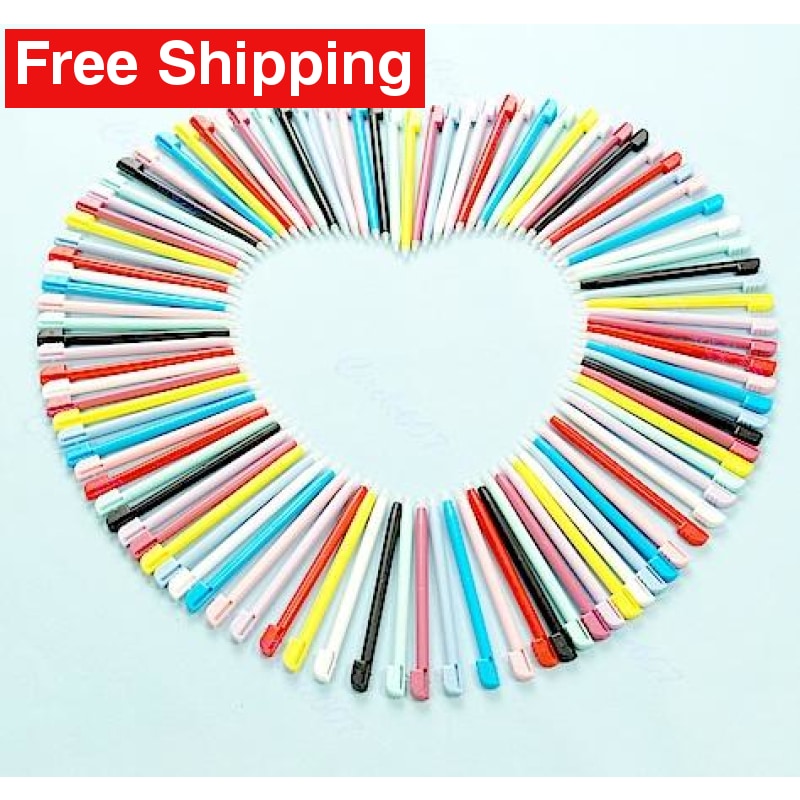 10 x Color Touch Stylus Pen For Nintendo DS DSi 3DS 2DS - Free Shipping