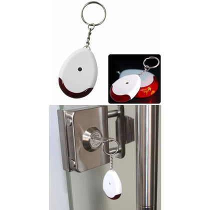 Sound Voice Control Lost Key Finder Locater Keychain White