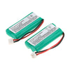 Battery for Uniden, Bt-18433, Bt-28433, Bt18433, Bt28433, 2.4V, 800mAh - 1.92Wh