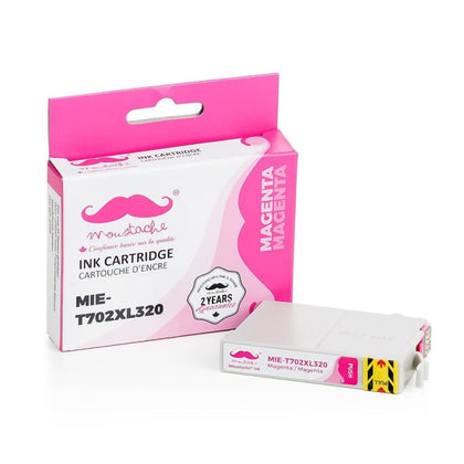 Compatible Epson T702XL T702XL320-S Magenta Ink Cartridge High Yield - Moustache®