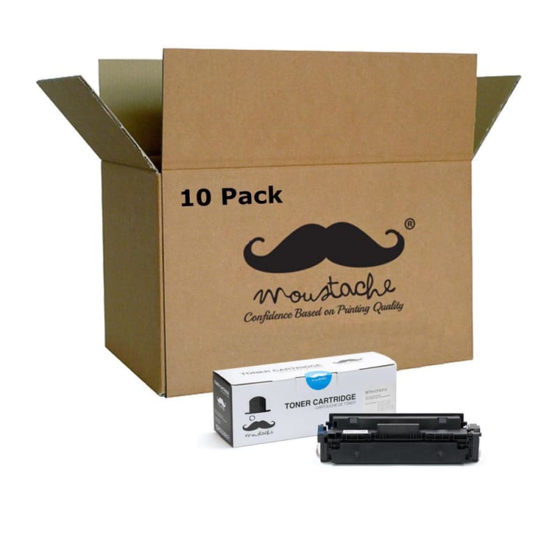 Compatible HP 410X CF411X Cyan Toner Cartridge High Yield - Moustache®