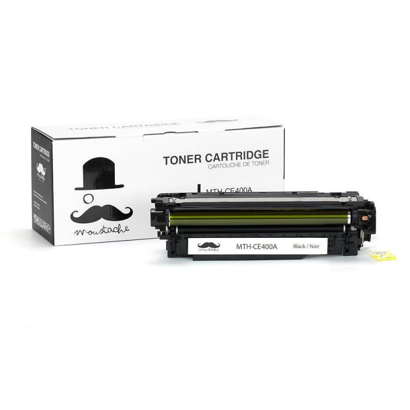 Compatible HP 507A CE400A Black Toner Cartridge - Moustache®
