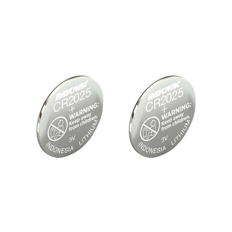 2 x Rayovac CR2025 | DL2025 | BR2025 3 Volt Lithium Battery Replacement