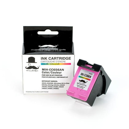 Remanufactured HP 901 CC656AN Color Ink Cartridge - Moustache®
