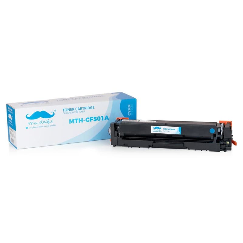 Compatible HP 202A CF501A Cyan Toner Cartridge - Moustache®