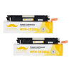 Compatible HP 130A CF352A Yellow Toner Cartridge - Moustache®