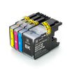 Compatible Brother LC-79 Ink Cartridge Combo Extra High Yield BK/C/M/Y - Economical Box