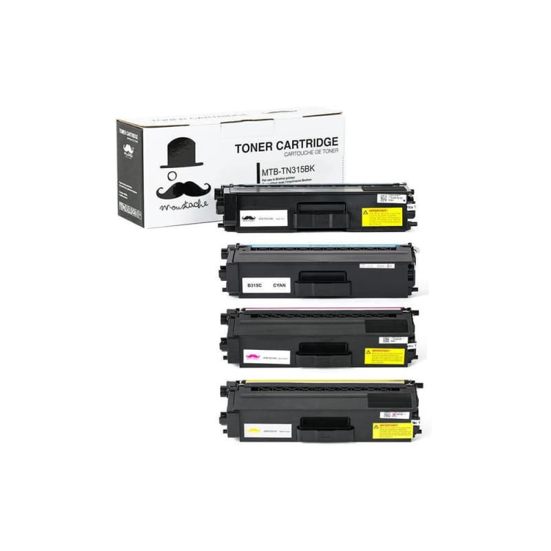 Compatible Brother TN-315 Toner Cartridge Combo High Yield - Moustache®
