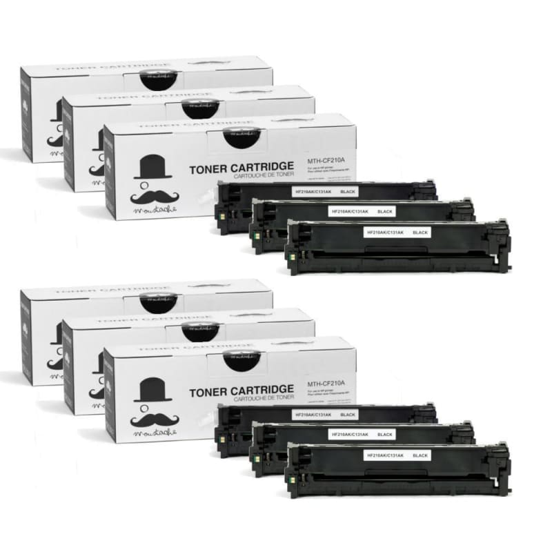 Compatible HP 131A CF210A Black Toner Cartridge - Moustache®