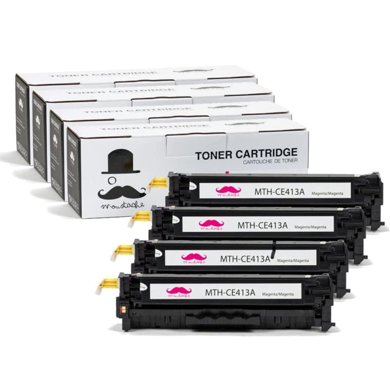 Compatible HP 305A CE413A Magenta Toner Cartridge - Moustache®