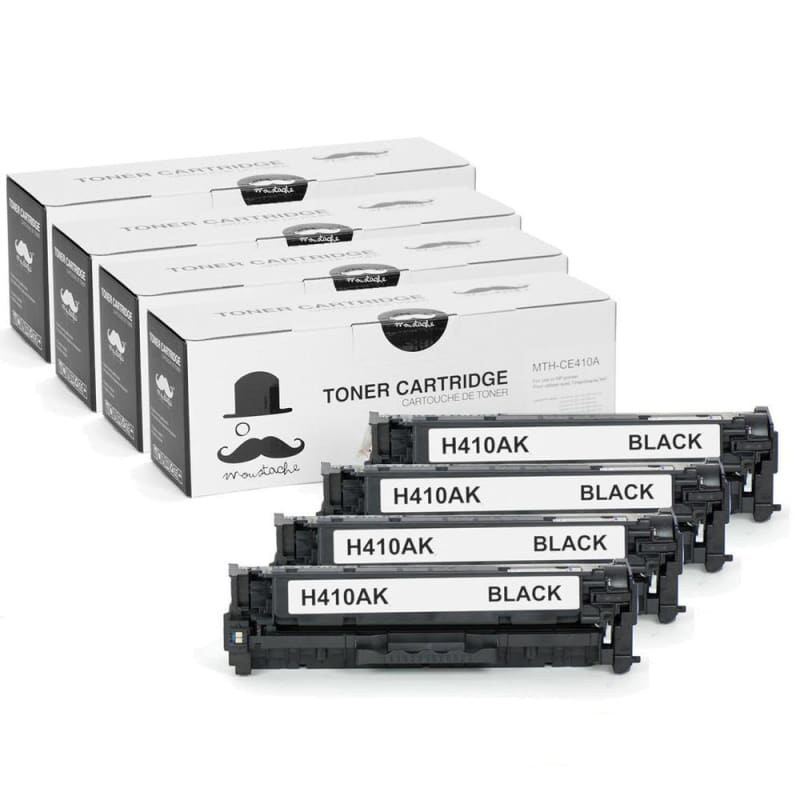 Compatible HP 305A CE410A Black Toner Cartridge - Moustache®