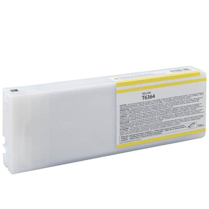 Compatible Epson T636400 700ml Yellow Ink Cartridge High Yield