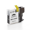 Compatible Brother LC-65BK Black Ink Cartridge High Yield - Moustache®