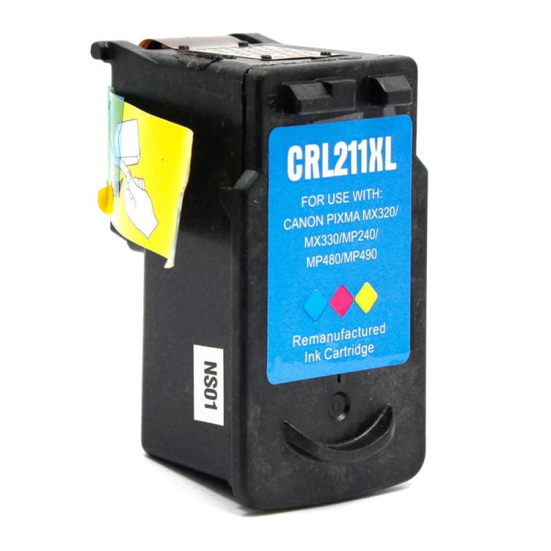 Remanufactured Canon CL211XL Color Ink Cartridge High Yield