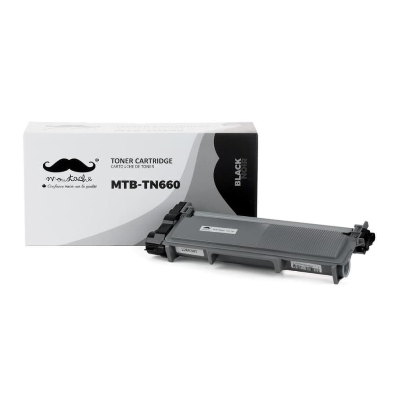 Compatible Brother TN-660 Black Toner Cartridge High Yield - Moustache®