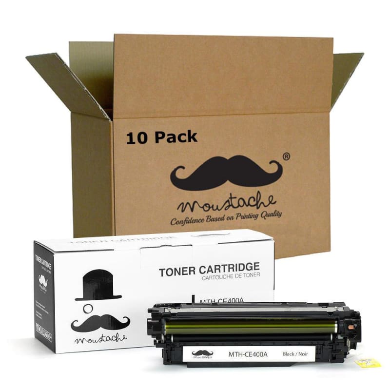 Compatible HP 507A CE400A Black Toner Cartridge - Moustache®