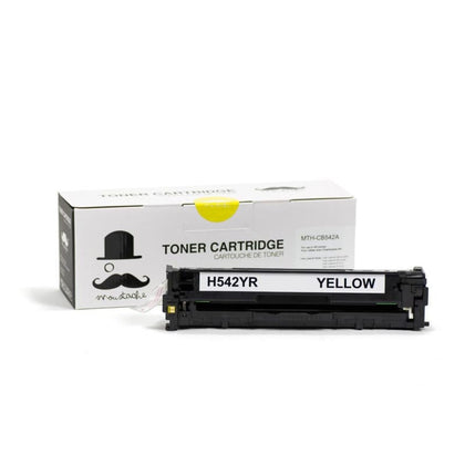 Compatible HP 125A CB542A Yellow Toner Cartridge - Moustache®