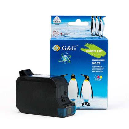 Remanufactured HP 78 C6578A/D Color Ink Cartridge - G&G™