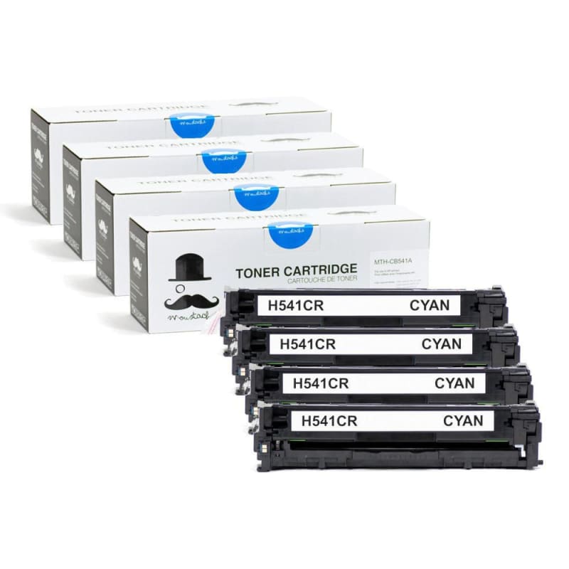 Compatible HP 125A CB541A Cyan Toner Cartridge - Moustache®