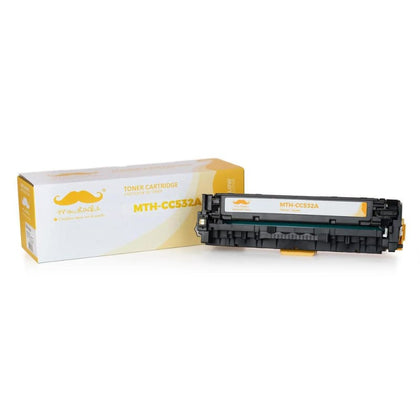 Compatible HP 304A CC532A Yellow Toner Cartridge - Moustache®