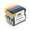 Compatible Brother LC-51 Ink Cartridge Combo BK/C/M/Y - Moustache®