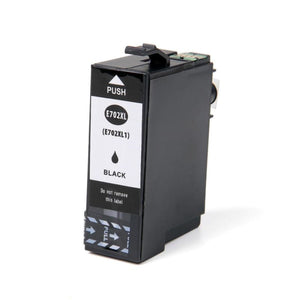 Remanufactured Epson T702XL T702XL120-S Black Ink Cartridge High Yield