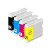Compatible Brother LC-51 Ink Cartridge Combo BK/C/M/Y - Economical Box