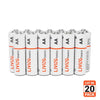 AA 20pcs/box alkaline Battery, paper box packing - LIVINGbasics™