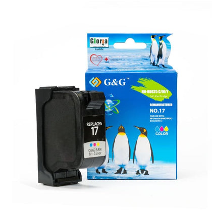 Remanufactured HP 17 C6625A/D Color Ink Cartridge - G&G™