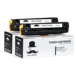 Compatible HP 128A CE320A Black Toner Cartridge - Moustache®