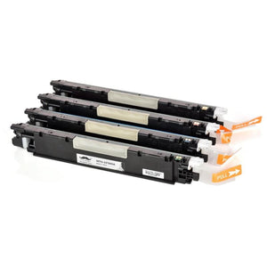 Compatible HP 130A Toner Cartridge Combo BK/C/M/Y - Moustache®