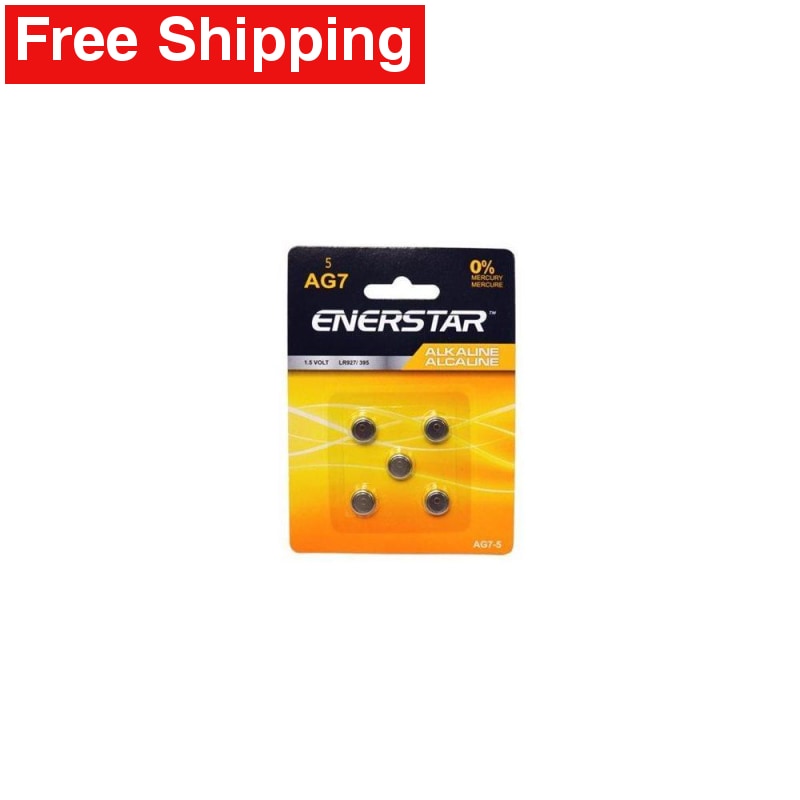 5 x AG7 | 399 | LR926 | 395 | SR927 1.5 Volt Alkaline Battery Replacement - Free Shipping