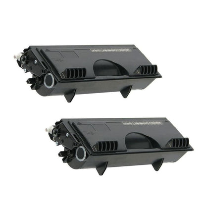 Compatible Brother TN-570 Black Toner Cartridge High Yield - Economical Box - 2/Pack
