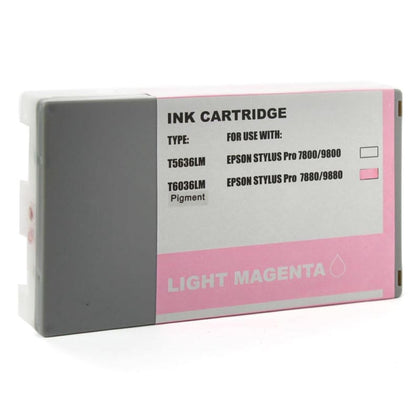 Compatible Epson T603600 Light Magenta Ink Cartridge Pigment