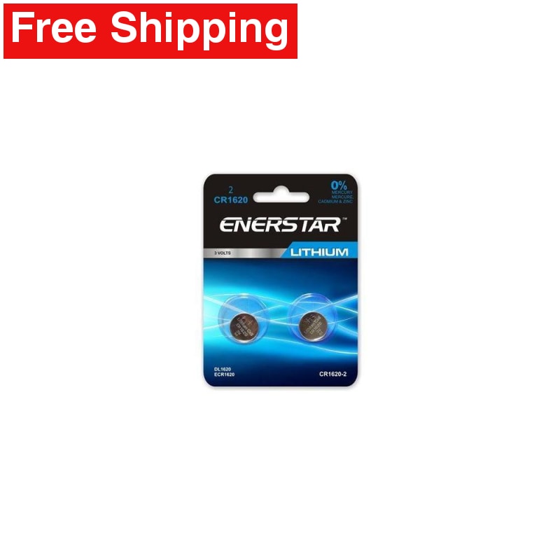 2 x CR1620 | DL1620 | BR1620 3 Volt Lithium Battery Replacement - Free Shipping