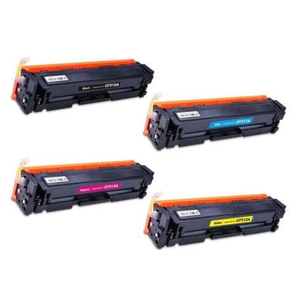 Compatible HP 204A CF510A CF511A CF512A CF513A Toner Cartridge Combo BK/C/M/Y