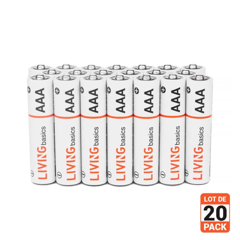 AAA 20pcs/box Alkaline Battery, paper box packing - LIVINGbasics™