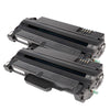 Compatible Samsung MLT-D105L Black Toner Cartridge - Economical Box - 2/Pack