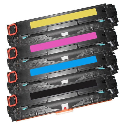 Compatible HP 125A Toner cartridge Combo BK/C/M/Y - Economical Box