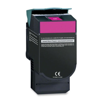 Remanufactured Lexmark C540H2MG Magenta Toner Cartridge High Yield