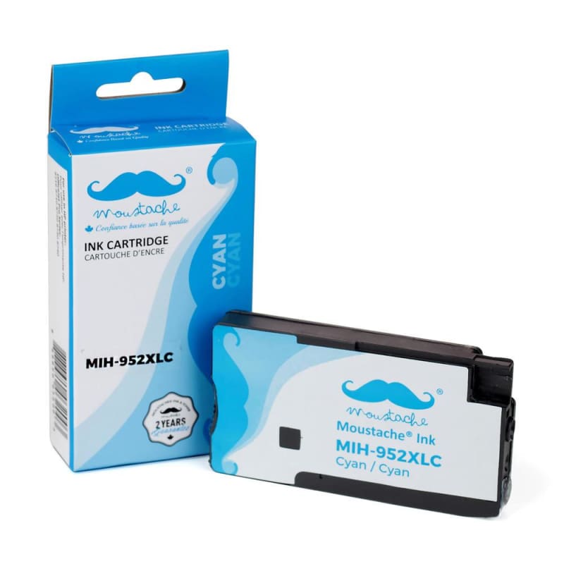 Remanufactured HP 952XL L0S61AN Cyan Ink Cartridge High Yield - Moustache®