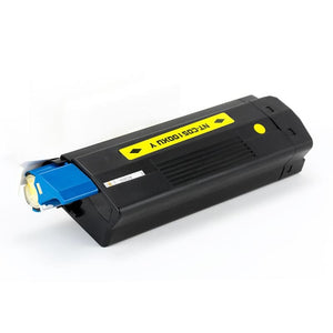 Compatible Okidata 42127401 Yellow Toner Cartridge High Yield