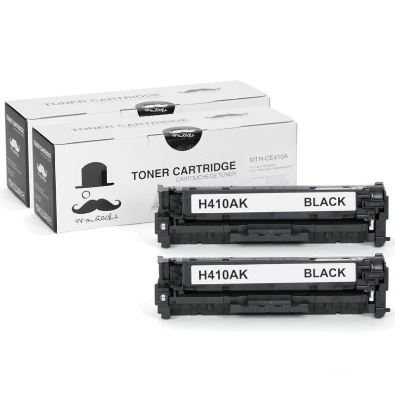 Compatible HP 305A CE410A Black Toner Cartridge - Moustache®